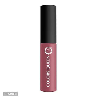 Colors Queen Mellow Matte Lip Cream, Long Wear Liquid Matte Lipstick, Velvety Soft Finish, Weightless Formula, Long Lasting Lipstick, Matte Liquid Lipstick for Women (02 - Baby Spice)-thumb5