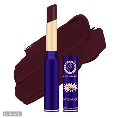Colors Queen Non-Transfer Matte Lipstick 18Hrs Stay (Wine Mahroon)