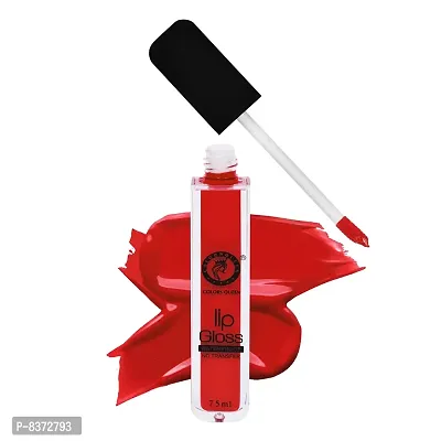 Colors Queen Lip Gloss Non Transfer Water Proof (Red Orange)