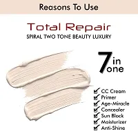 Colors Queen 7 IN 1 Total Repair (CC Cream/Primer/Age-Miracle/Concealer/Sunblock/Moisturizer/Anti-Shine) Foundation (01)-thumb4