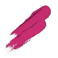 Colors Queen Beauty Lips Velvet Finish Matte Lipstick Highly Pigmented with Smooth Application Long Lasting Lipstick Waterproof Smudge Proof Lipstick for Women (Magenta)-thumb1