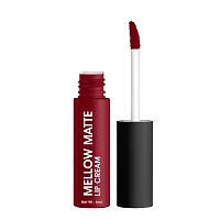 Colors Queen Mellow Matte Lip Cream, Long Wear Liquid Matte Lipstick, Velvety Soft Finish, Weightless Formula, Long Lasting Lipstick, Matte Liquid Lipstick for Women (01- Red Velvet)-thumb3