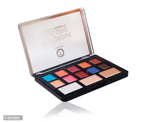 Colors Queen Gorgeous 13 Colors Eyeshadow Palette For Professional Make Up (002)-thumb0