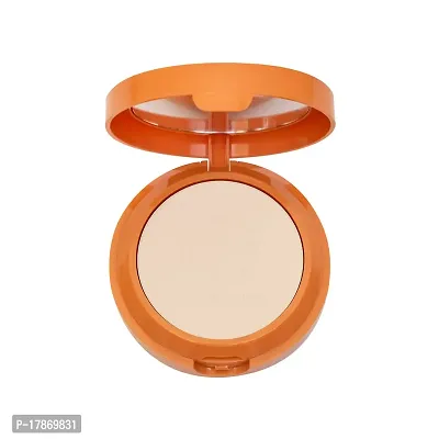 Colors Queen Sun Expert Compact Powder | Compact Powder with SPF 60 and UV Filters, perfect for protecting the Skin from Harmful UV rays and Pollution. Enriched with Vitamin E and Shea Butter. Compact Powder for Normal to Oily Skin Fair 15g-thumb3