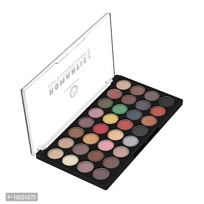 Classic 32 Colours Highly Pigmented Eyeshadow Palette | Waterproof, Easily Blendable With Flawless Finish (Romentic)