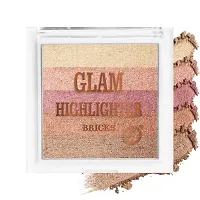 Colors Queen Professional Make up Shimmer Glam Highlighter Brick-thumb1