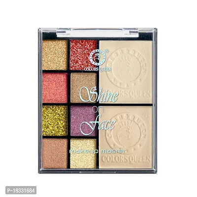 Classic Master Eyeshadow Palette| Shine On Face Makeup| Pigmented Eyeshadow, Easily Blendable Colour, Matte Finish, Lightweight, 01(18 Gram)-thumb2