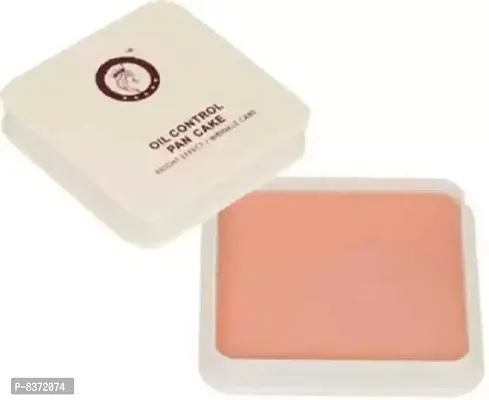 COLORS QUEEN Oil Control Pan-Cake | Waterproof Concealer Compact (orange, 15 g)-thumb0