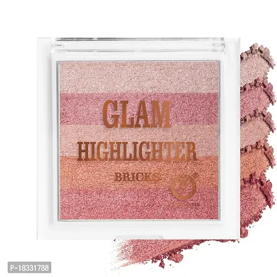 Classic Glam Highlighter For Face Makeup | Highlighter Makeup | Multi-Color Highlighter Palette - (05)12G