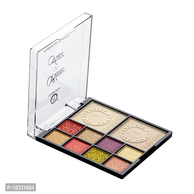 Classic Master Eyeshadow Palette| Shine On Face Makeup| Pigmented Eyeshadow, Easily Blendable Colour, Matte Finish, Lightweight, 01(18 Gram)