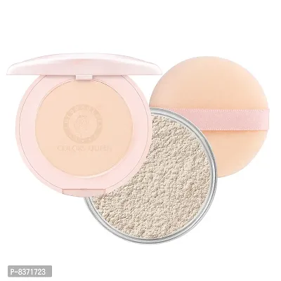 Colors Queen Highlighting Complexion Loose Powder + Compact(Honey Beige)-thumb2