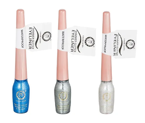 Colors Queen Glitter Liquid Eye Liner Pack OF 3