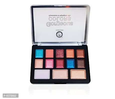 Colors Queen Gorgeous 13 Colors Eyeshadow Palette For Professional Make Up (002)-thumb2