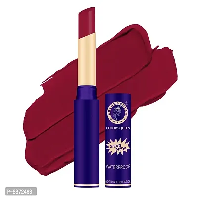 Colors Queen Non-Transfer Matte Lipstick 18Hrs Stay, Matte Finish - Royal Maroon
