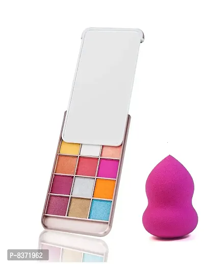 Colors Queen I Kit Eyeshadow With Puff Blender (packof2)-thumb0