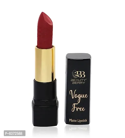 Beauty Berry Vogue Free Matte Lipstick (Maroon)-thumb2