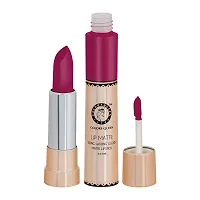 Colors Queen 2 in 1 Matte Lipstick Lip Matte Long Lasting Gloss, Waterproof, Non Transferable Pink (8 Gram)-thumb2