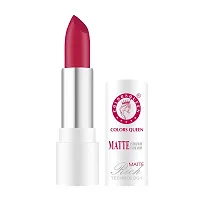 Colors Queen Rich Matte Lipstick (Karina Peach, 3.8g)-thumb2