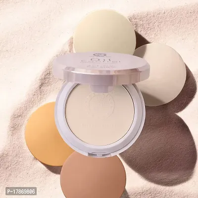 Colors Queen Oil Control Compact Powder | Face Compact for Women, with SPF 15 to protect skin from Sun. Has a Silky Texture, evens out the skin, Conceals fine lines and wrinkles. Compact Powder for Fair Skin Tone (Natural)-thumb4