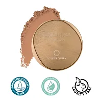 Colors Queen Brightness 2 in 1 Compact Powder | Oil Control, Lightweight Compact Powder with SPF (Golden Sand)-thumb1