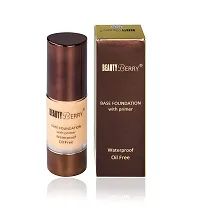 BEAUTY BERRY BASE FOUNDATION WITH PRIMER OIL FREE  WATER PROOF (IVORY)-thumb2