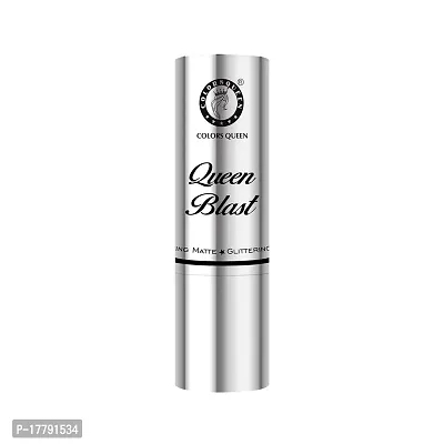 Colors Queen Queen Blast Glittering Matte Lipstick (Chocolate, 3.8 g)-thumb2