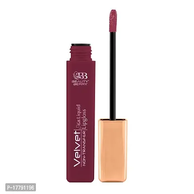 Beauty Berry Velvet Non Transfer Liquid Lipstick for Women (Sweet Eighteen)-thumb3