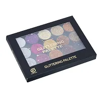 Colors Queen Glitter Eyeshadow Palette (01) With Beauty Bender Pack of 2-thumb1