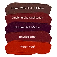 Colors Queen Queen Blast Glittering Matte Lipstick (Jam Red, 3.8 g)-thumb2