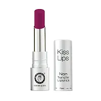 Colors Queen Kiss Lips Matte Lipstick Smudge Proof and Non Transfer Creamy Matte Long Stay Lipstick for Women (Cherry Berry)-thumb2