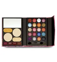 Beauty Berry Moon Face 5 IN 1 { Eyeshadow/Highlighter/Compact/Blusher/Lipstick} Professional Make Up Palette-thumb1