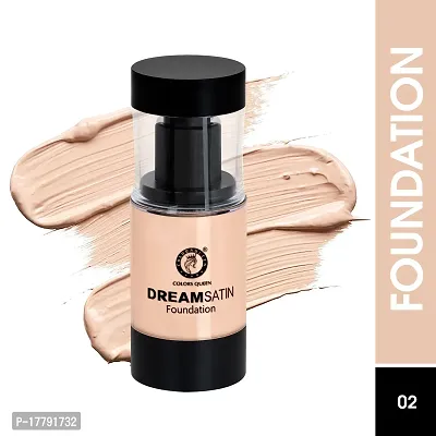 Colors Queen Dream Satin Oil Free Water Proof Foundation (Ivory)