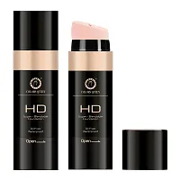 COLORS QUEEN HD Super Blend able Oil-Free Matte Water Proof Foundation (IVORY) Matte Finish-thumb2