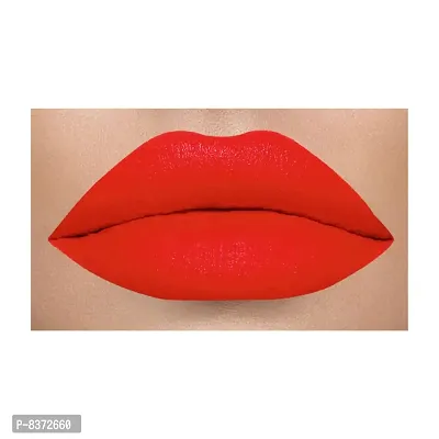 Colors Queen Kiss Lips Non Transfer Lipstick (On Fire Red)-thumb2