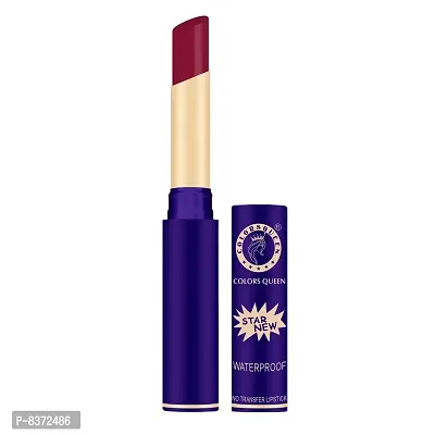 Colors Queen Non-Transfer Matte Lipstick 18Hrs Stay, Matte Finish - Bridal Maroon-thumb3