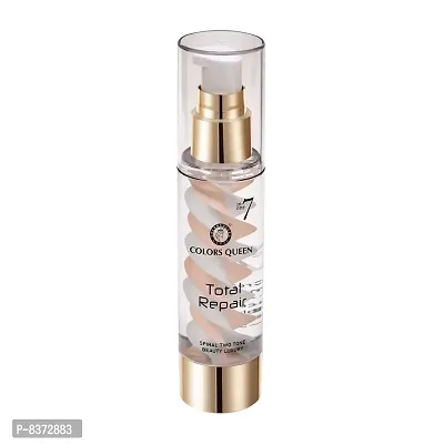 Colors Queen Total Repair || 7 IN 1 || Spiral Two Tone Luxury Beauty (CC Cream/Primer/Age Miracle/Concealer/Sunblock/ Moisturizer/Anti shine) 02-thumb5