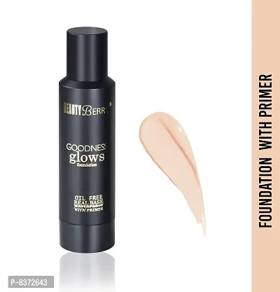 Beauty Berry Goodness Glows Foundation Oil free Real Base Water Proof With Base Primer (Ivory))-thumb2