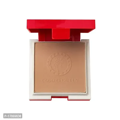 Colors Queen Photogenic Compact | 2 in 1 Oil Control Compact Powder, Gives Skin a new energy | Comes With Spf-15 which provides Oil Free Matte Finish | Face Compact Powder For Women. Honey Beige-thumb2