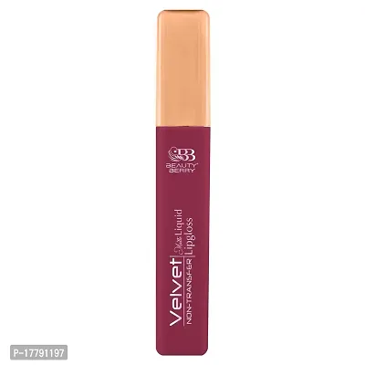 Beauty Berry Velvet Non Transfer Liquid Lipstick for Women (Pink Velvet)-thumb4