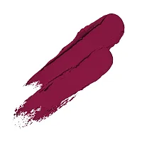 Colors Queen Beauty Lips Velvet Finish Matte Lipstick Highly Pigmented with Smooth Application Long Lasting Lipstick Waterproof Smudge Proof Lipstick for Women (Rich Maroon)-thumb1