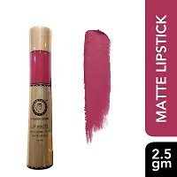 Colors Queen 2 In 1 Matte Lip Gloss (10 ml) and Lipstick Glam (Pink, 2.5 gm)-thumb1