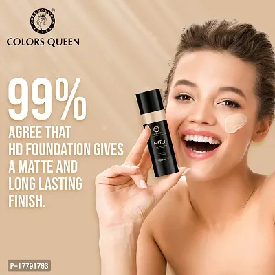 Colors Queen HD Super-Blend able foundation Oil Free (Beige)-thumb5