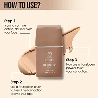 Colors Queen Oil Control Oil Free Primer + Foundation That Gives Natural and Brightening skin Waterproof foundation Long Lasting, Provides Non Sticky and Matte Finish Liquid Foundation For Oily Skin (Nude Beige)-thumb2