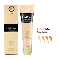 Colors Queen Light Me Water Proof Foundation (Beige) With Time Locker Long lasting Make Up Fixer pack Of 2-thumb1