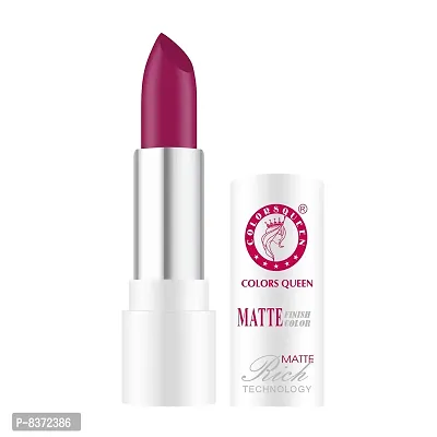 Colors Queen Rich Matte Lipstick (Fushia, 3.8g)-thumb3