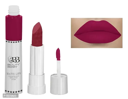 Beauty Berry Matte Lips 2 IN 1 Long Lasting Gloss Matte Lipstick (Royal Queen)