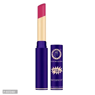 Colors Queen Non-Transfer Matte Lipstick 18Hrs Stay (Pink)-thumb3
