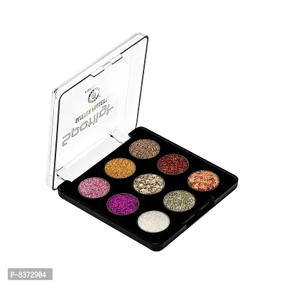 Colors Queen Spotlight Glitter Eyeshadow Palette For Professional Make Up (01)-thumb2