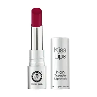 Colors Queen Kiss Lips Non Transfer Lipstick (Hot Maroon)-thumb3