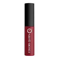 Colors Queen Mellow Matte Lip Cream, Long Wear Liquid Matte Lipstick, Velvety Soft Finish, Weightless Formula, Long Lasting Lipstick, Matte Liquid Lipstick for Women (15 - Red Sangriya)-thumb4